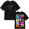 Summer Die Ayliva Album Pattern Summer Men  Women Y2K Luxury Fashion Comfortable Quality Oversized Tshirt