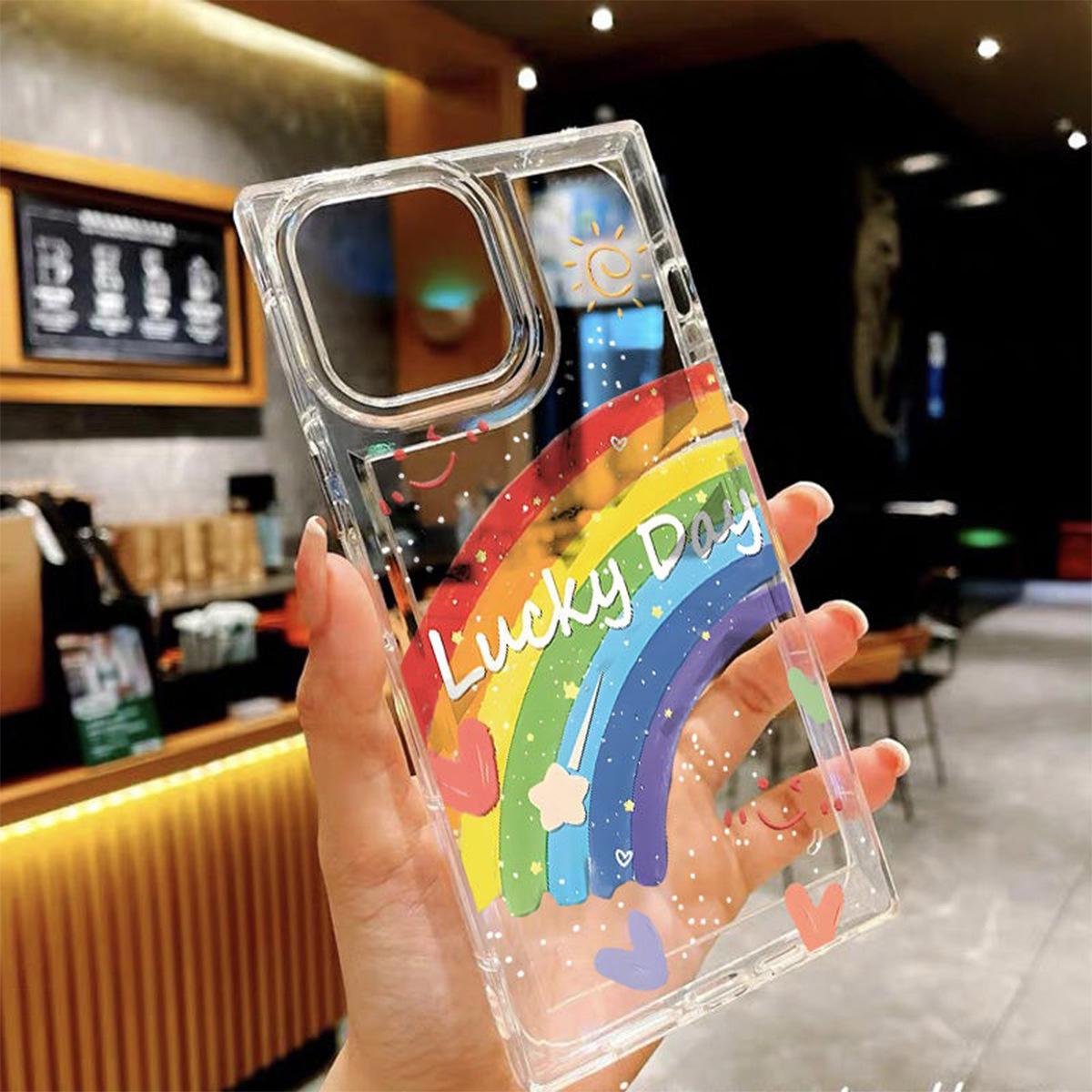 

New Electroplating for Apple s High-end Sense for Apple 16pro Transparent Airbag Anti-fall Mobile Phone Case Four-corner Airbag Mobile Phone Case For iPhone 17PROMAX