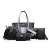 New Fashion Trend Classic Embossed Snake Pattern Shoulder Handbag Six-piece Oblique Span Bag Women's Bag