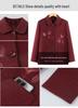 2026 Spring New Arrival Women's Plus Size Embroidered Mid-length Jacket for Middle-Aged & Elderly Moms