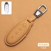 Car Key Case Cover For Dongfeng Nammi Box 01 Nappa Leather Car Key Case Cover Shell Fob Keychain Housing Interior Accessories