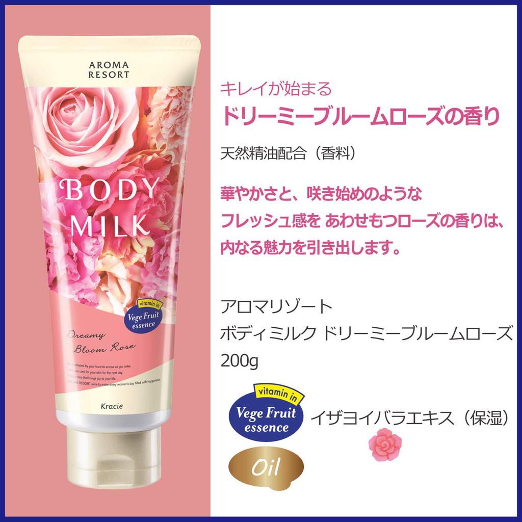 Aroma Resort Body Milk Dreamy Bloom Rose 200g