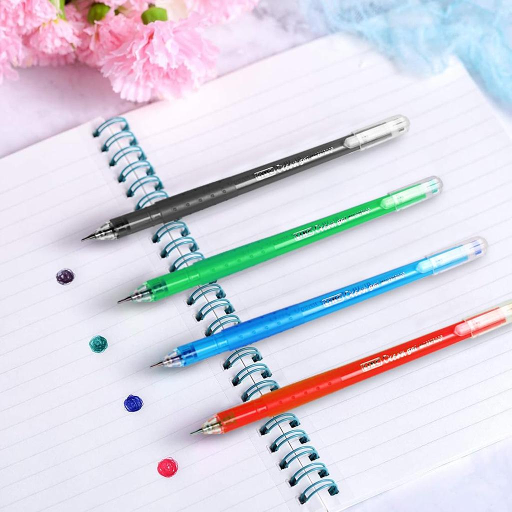 Linc Ocean Classic 0.5mm Gel Pen Black Ink Smooth Writing Fast Flow for Office School Home Use Comfortable Grip Pack of 1 X 10pcs