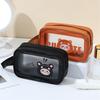 Travel PVC Transparent Makeup Bag Toiletry Storage Bag Swimming Beach Large Capacity Wash Bag Waterproof Portable Cosmetic Pouch