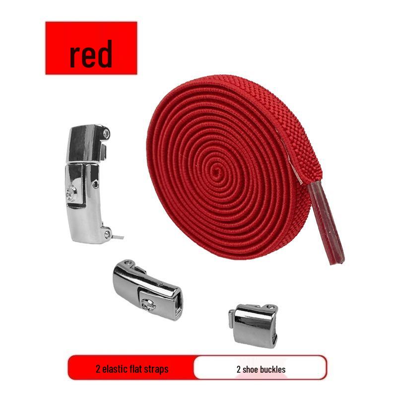 8mm Elastische Schnürsenkel-Schnalle ohne Binden für Herren und Kinder