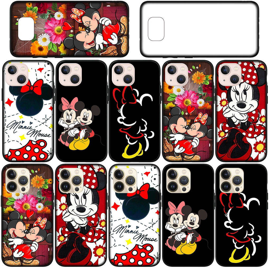 Hülle für iPhone 17 16 15 Xiaomi Poco Redmi Note 14 13 12 11 Pro Max 9 16e Samsung Galaxy S25 S24 S23 OPPO Huawei Mickey Pink Minnie Mouse Handyhülle