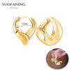 925 Silver Ear Needle Fashion Light Luxury Gold hoop earrings Classic Retro Collection earrings for women Jewelry Gift
