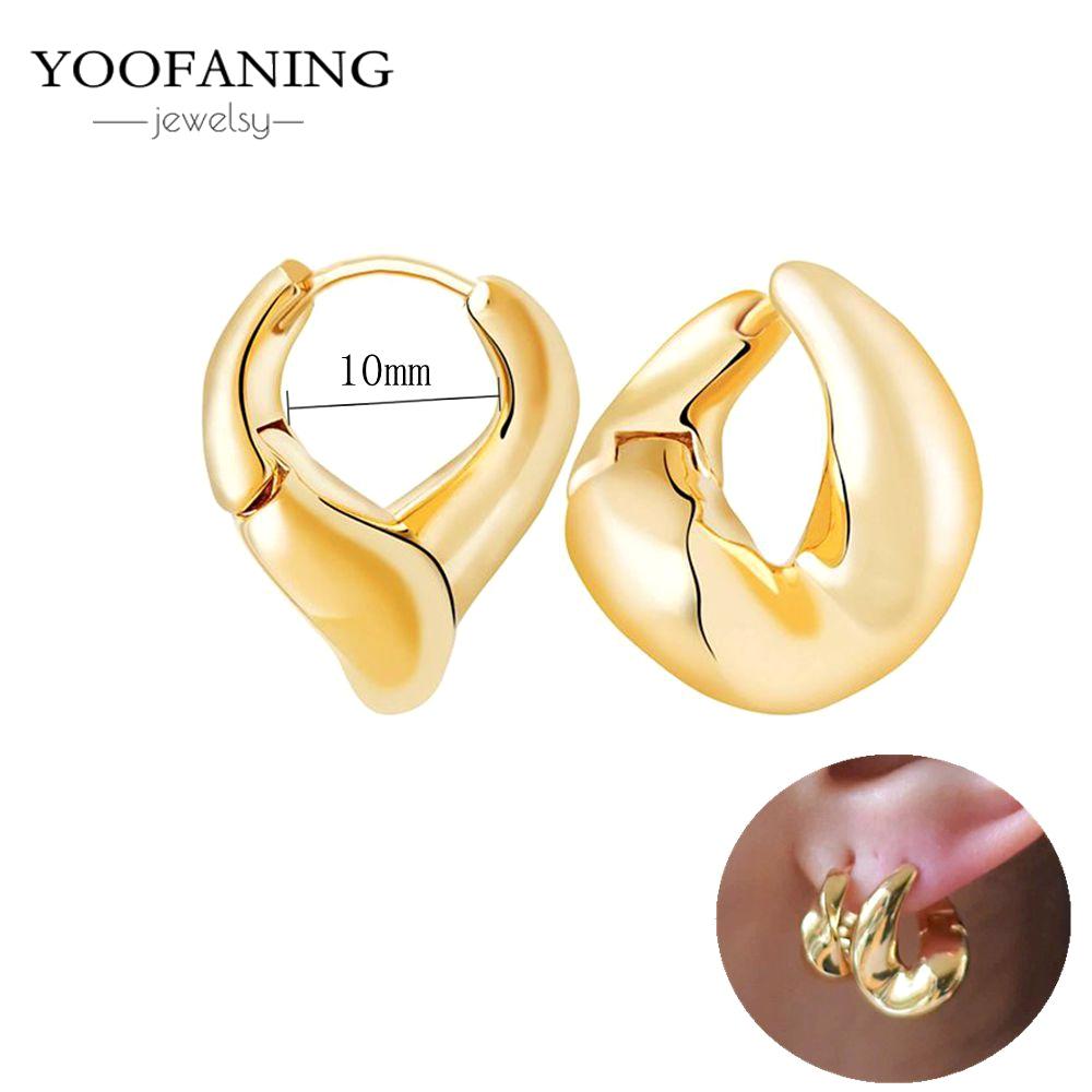925 Silver Ear Needle Fashion Light Luxury Gold hoop earrings Classic Retro Collection earrings for women Jewelry Gift