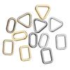 20pcs 4mm Tri-glide Mini Ultra-small Luggage Hardware Square/Triangle Buttons Diy Dolls Bag  Bag Buckle