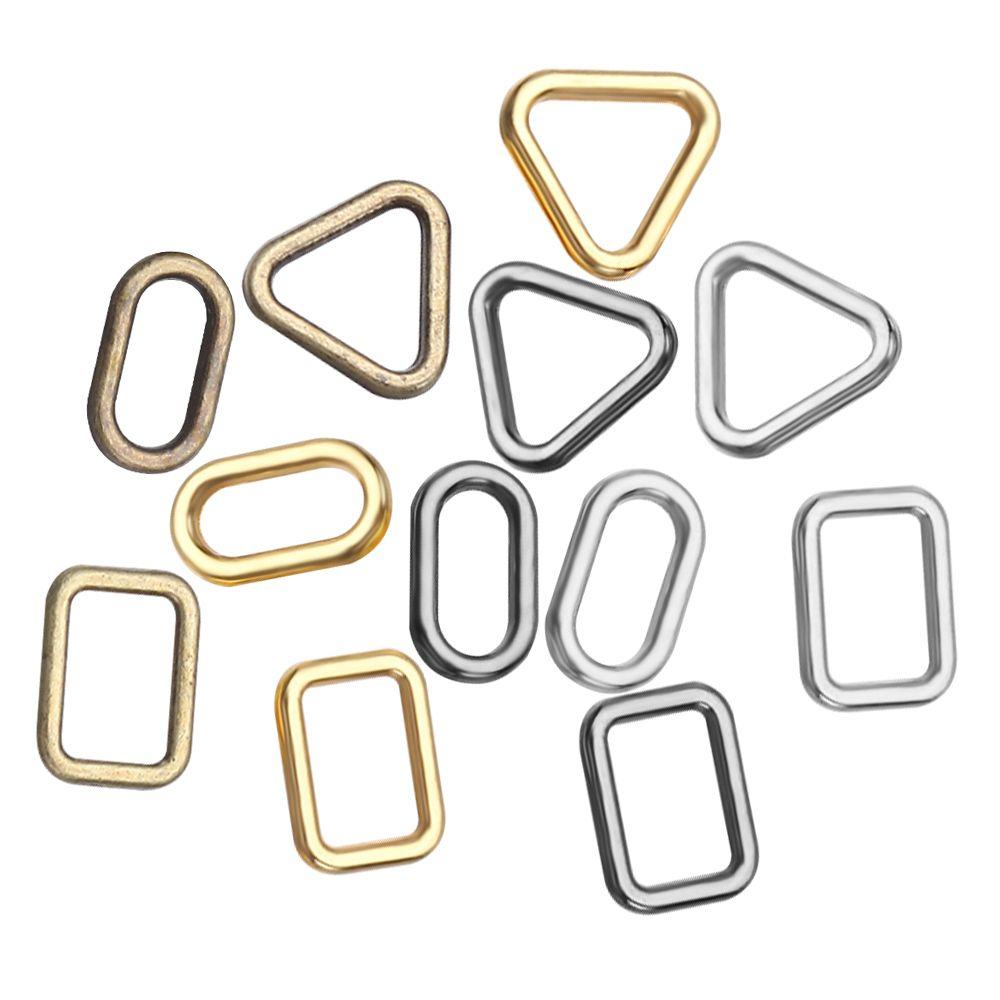 20pcs 4mm Tri-glide Mini Ultra-small Luggage Hardware Square/Triangle Buttons Diy Dolls Bag  Bag Buckle