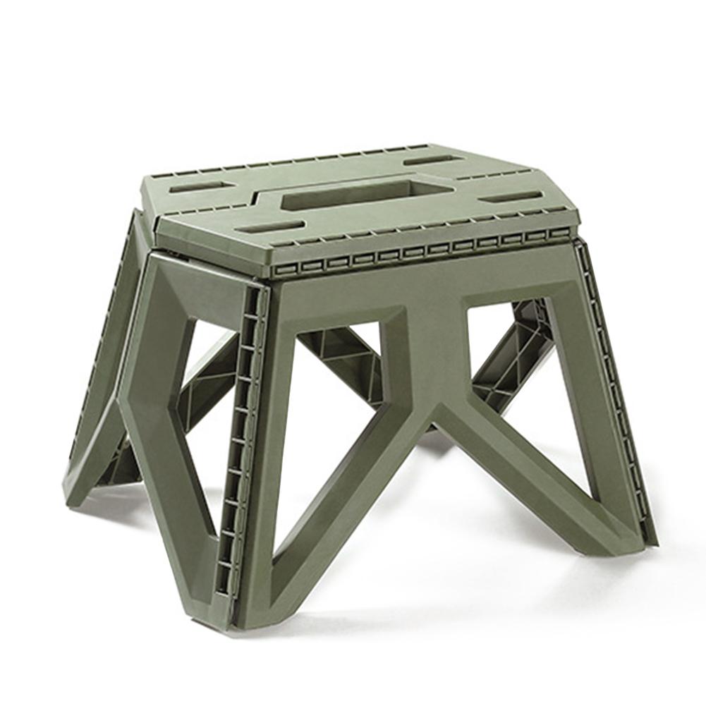 Foldable Triangle Stool Portable Mini Camping Stool High Load-Bearing Collapsible Fishing Stool for Home Kitchen Outdoors