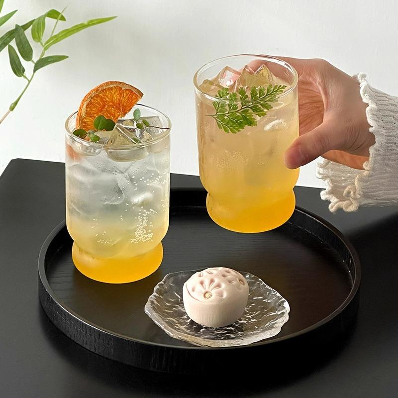 Simple Wine Glass Cups,Creative Beer Cocktail Glasses Mugs, Iced Americano Coffee Mug,Juice Water Glass Cups,Bar Kitchen Tools