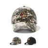 Hip Hop Street Camouflage Embroidery Baseball Cap Female Big Head Circumference Show Face Small Sunscreen Outdoor Versatile Cap Male