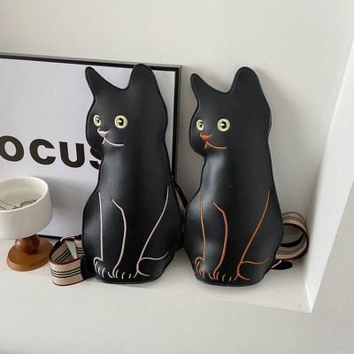 Style girly personnalité modélisation chat mignon dame sac de poitrine 2025 nouvelle version coréenne prise de vue de rue sac messager dame tendance