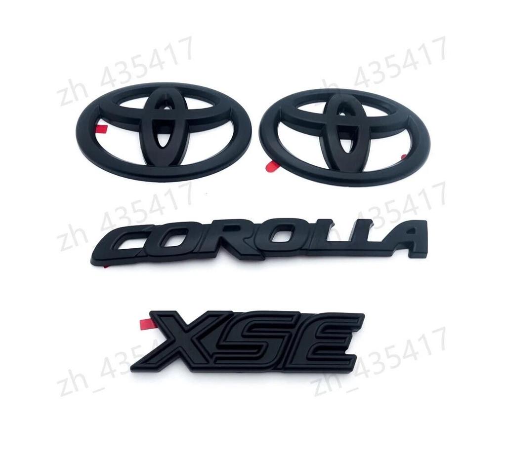 Toyota Corolla XSE LE SE Heckemblem Aufkleber (Englischer Text)