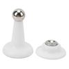 1 Pair RV Door Holder Silent Stainless Steel Magnetic Baggage Door Catch for Motorhome Travel Trailers Camper White