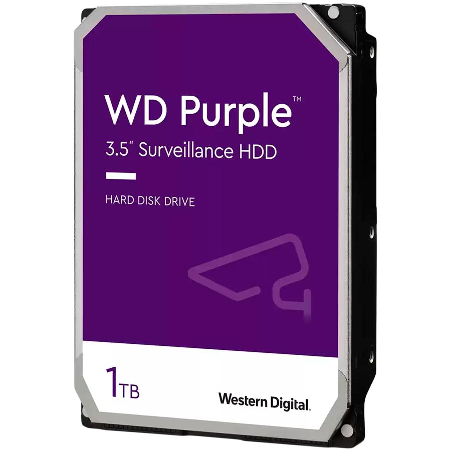 WESTERN DIGITAL Purple (3.5'', 1TB, 64MB, 5400 RPM, SATA 6 Gb/s)