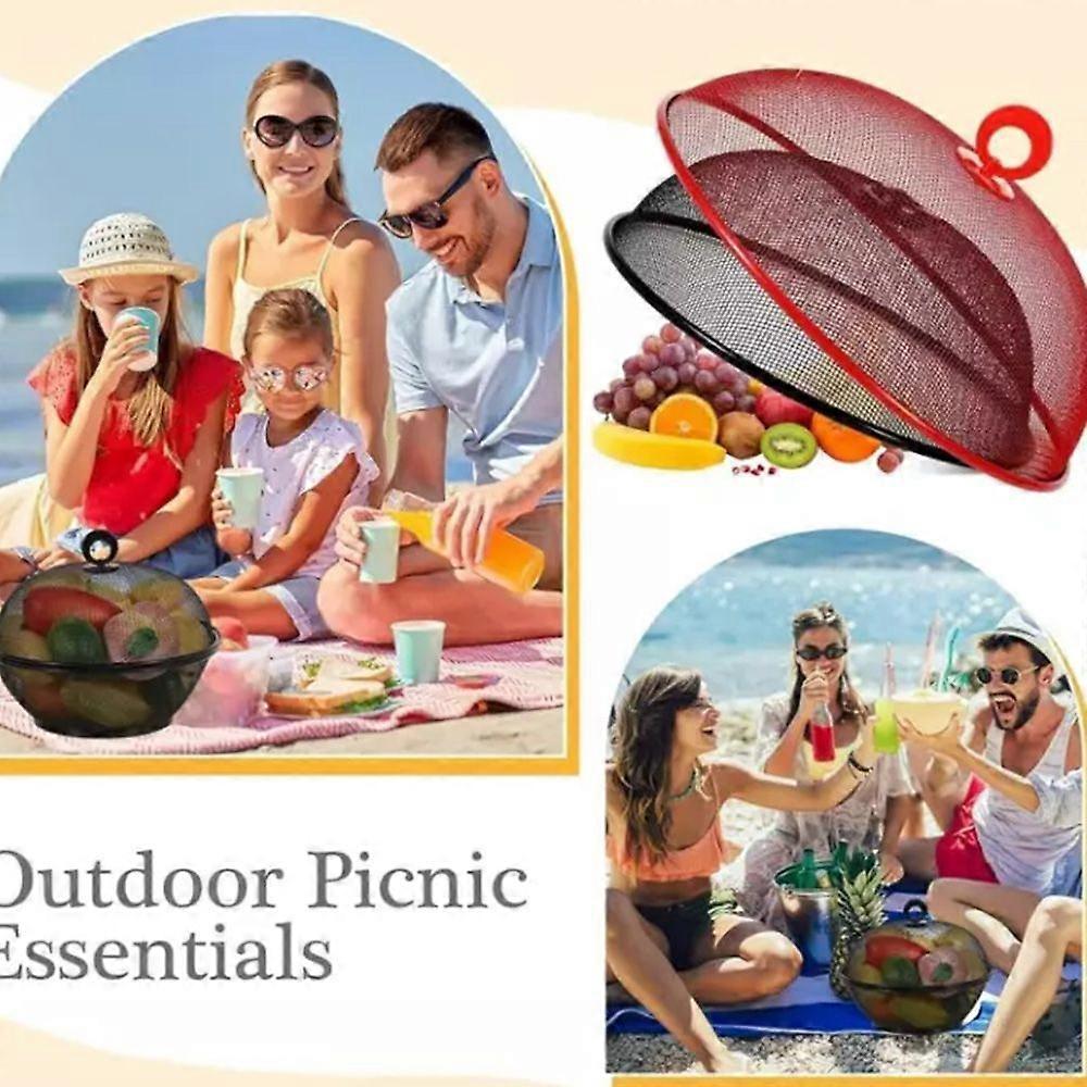 Fruchtfliegensichere Obstschale, Großer Netz-Obstkorb mit Deckel