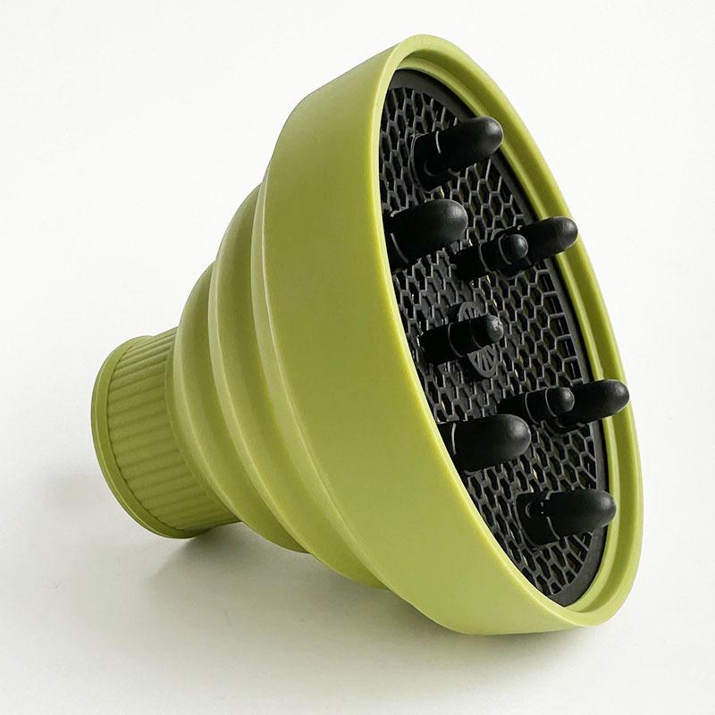 Silicone Foldable Hair Dryer Diffuser Cover Temperature Resistant Silicone Hair Styling Tool Special For Real Hair Wigs