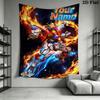 Name Custom Gundam Art Wall Tapestry Aesthetic Wall Hanging Printed Fabric Blanket Decorative Tapestries for Bedroom Living Room Home Decor