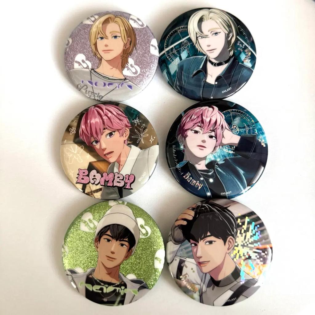 Playve Dash Hide and Seek Kakurenbo Glitter Name Badge