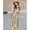 Women's Spliced Tiered T-Shirt Dress