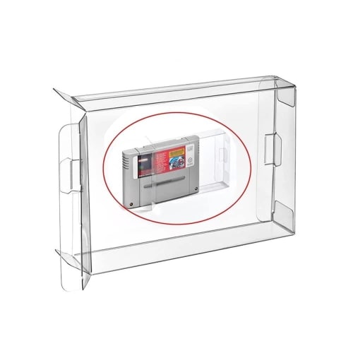 CHILDMORY 10PCS Plastic SFC Protective Case Cover Sleeves for Super Famicom Cartridge Protectors (Japan Version)