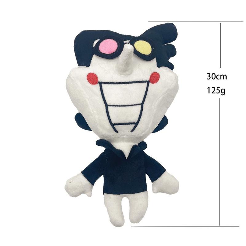 Cute Deltarune Spamton & Tenna Plush Toy Set Soft Stuffed Animal Dolls Game Character Plush Pillows Kids and Fans Birthday and Christmas Gift