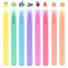 Fruity Scented Highlighters Set of 8, Pastel Chisel Tip Markers for Journaling, Note Taking, School & Office Supplies (8 Pcs)