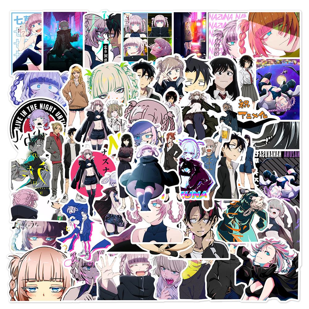 10/30/50pcs CALL OF THE NIGHT Anime Stickers Cute Nazuna Nanakusa Cartoon Decals DIY Skateboard Phone Luggage Sticker Decoration