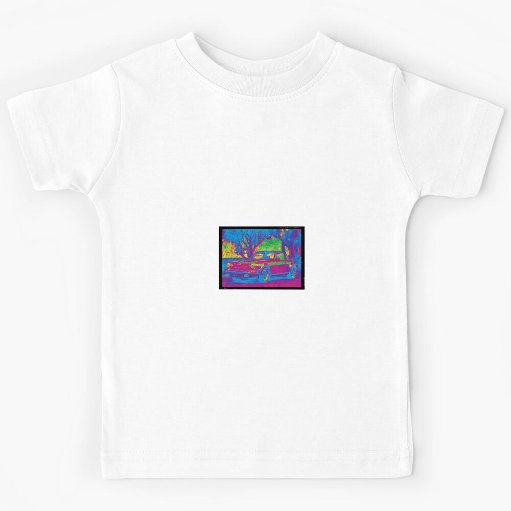 oil spill inspired old car design Kids T-Shirt 130