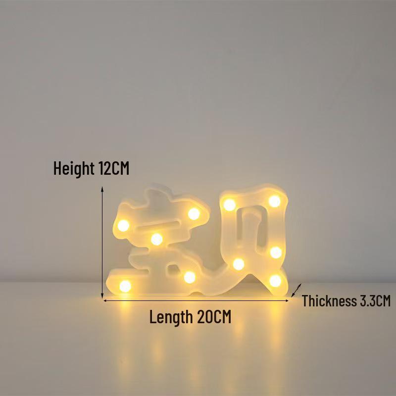 "Romantic LED Letter Lights: Perfect for Proposals, Birthday Decorations, and Event Styling"