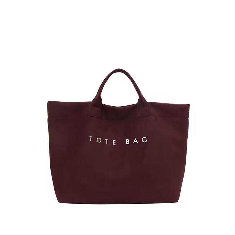 2025 New European & American Style Women's Large Capacity Letter Tote Bag