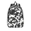 Purple Camouflage Pattern Fashion Backpack Outdoor Student Business Military Daypack for Men Women Laptop Computer Shoulder Bag