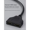 HDMI 1 to 2 Splitter Cable HDMI 1Input 2Output Splitter Male to Dual Female HD Cable