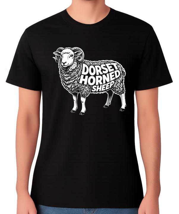 Dorset Horned Sheep Farm Animal Graphic Unisex T-Shirt Tee S разноцветный