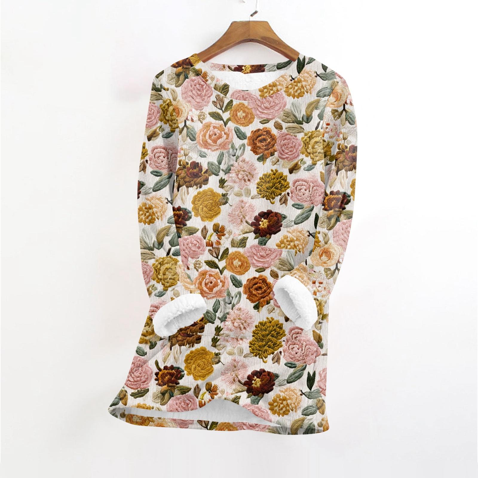 

Женский модный плюшевый теплый пуловер с принтом, круглым вырезом и длинными рукавами XL жёлтый