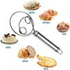 Stainless Steel Danish Dough Whisk Bread Dough Hand Mixer Dutch Bread Whisk Dough Flour Whisk Kitchen Baking Blender Tools