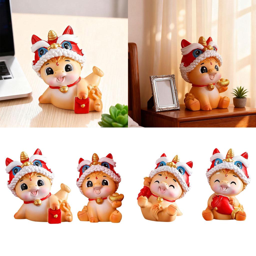 Mini Resin Horse Statue Cute Resin Horse Figures for Home Office Living Room