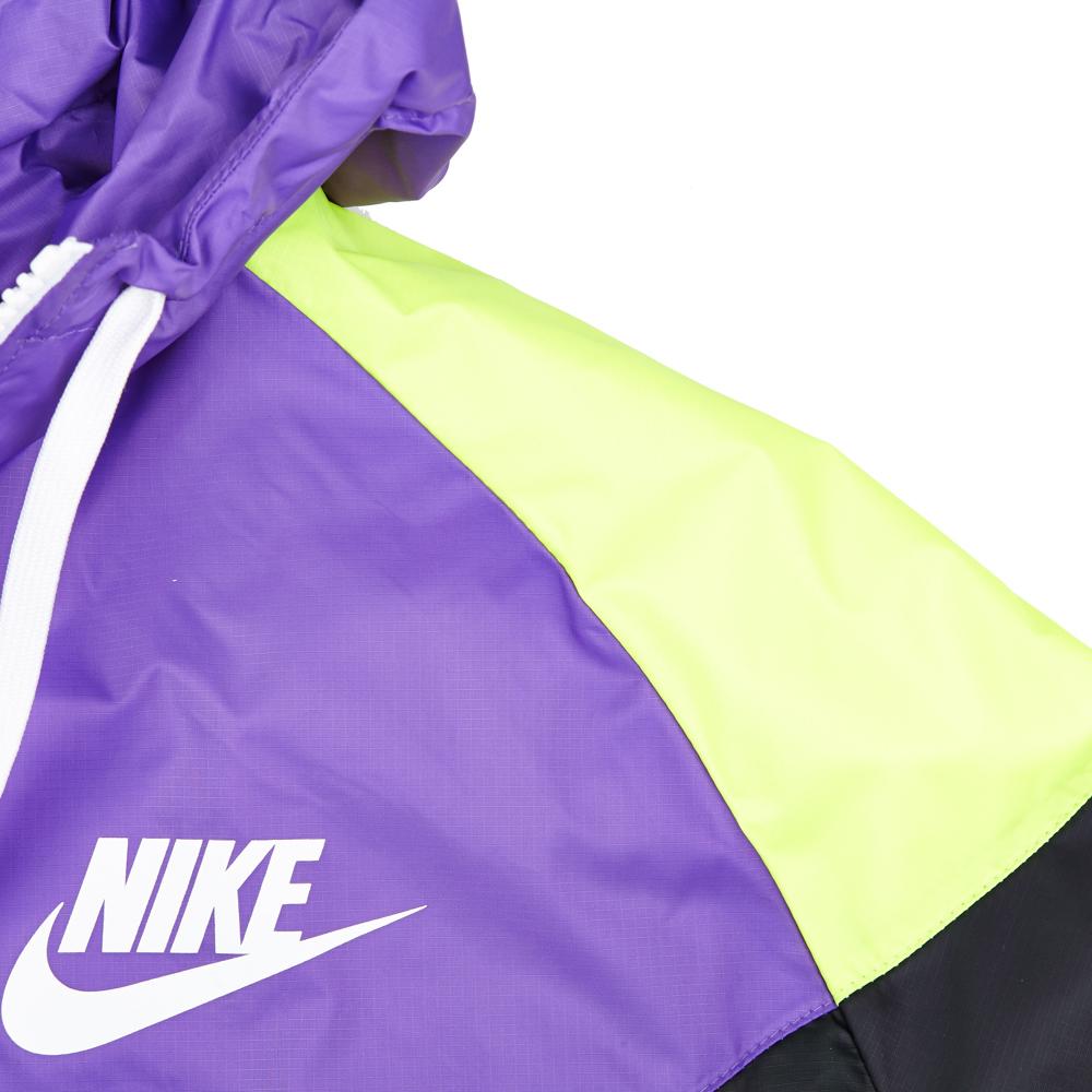 Nike Windrunner Lifestyle Series Fashion Logo Versatile Hooded Jacket Women jackets Black 545909-016