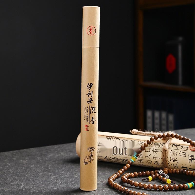 10.5cm Aromatherapy Heart Sutra Incense Sticks Set with Australian Sandalwood & Pine Cone for Home or Office