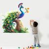 Peacock Wall Sticker for Kids Room Classroom playroom (60x60cm)