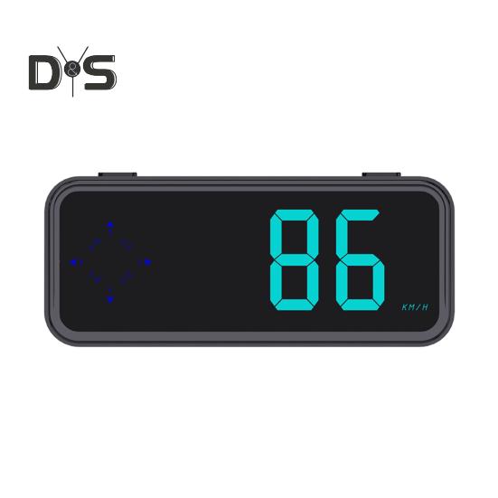 Mini LED digitální rychloměr GPS auto HUD head-up displej mph/kmh univerzální pro všechna vozidla GPS modul pro zrychlení a brzdění testování