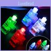 Colorful Led Finger Lights For Festive Cheering Plastic Laser Ring Props Bulk Supply