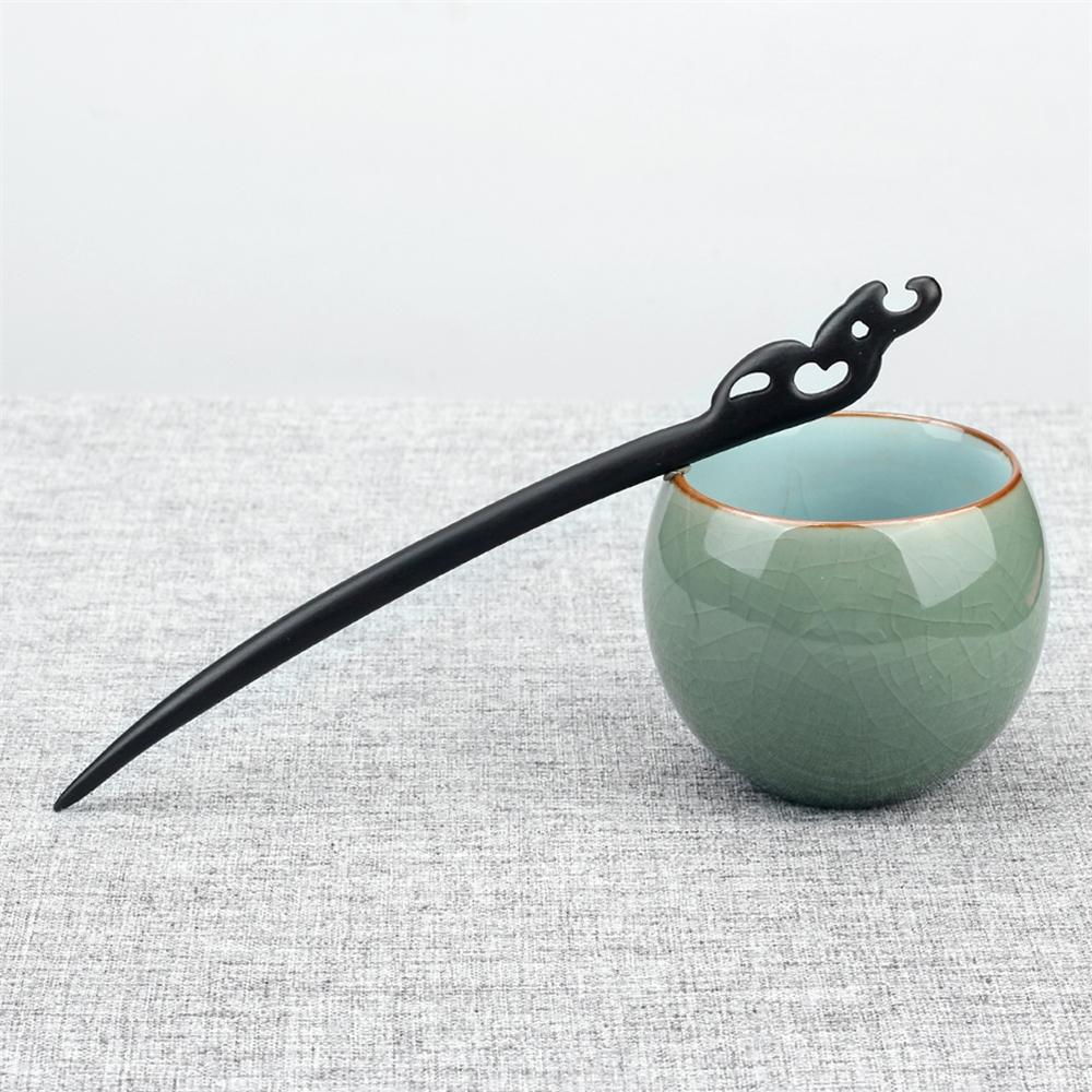 34 Styles Natural Black Sandalwood Hair Sticks High Quality Hairpin for Women Girls Antiquity Chopstick Shaped Hair Clip Jewelry