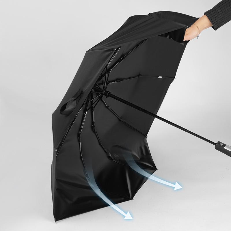 Automatic Ten-Rib Double Umbrella with UV Protection – Suitable for Sun and Rain