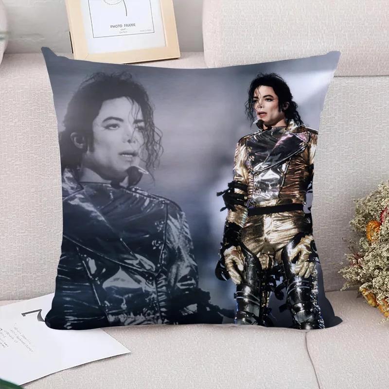 Dekorativní povlak na polštář Michael Jackson 40x40 Potah na polštář 40x40cm Povlaky na polštáře Polštáře na postel pro obývací pokoj Polštáře na pohovku Polštář