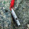 1pc Pure Titanium Outdoor Survival Whistle - Loud and Clear, Boundless Voyage Camping Rescue Whistle with Lanyard