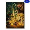 Attack on Titan Staffel 4 Poster Retro Kraftpapier Poster Wandaufkleber Home Anime Dekor Arbeitszimmer Bar Café Wandkunst Gemälde