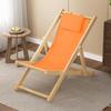Tumbona de Playa Plegable y Mecedora para Exteriores de Madera Maciza con Lona Oxford